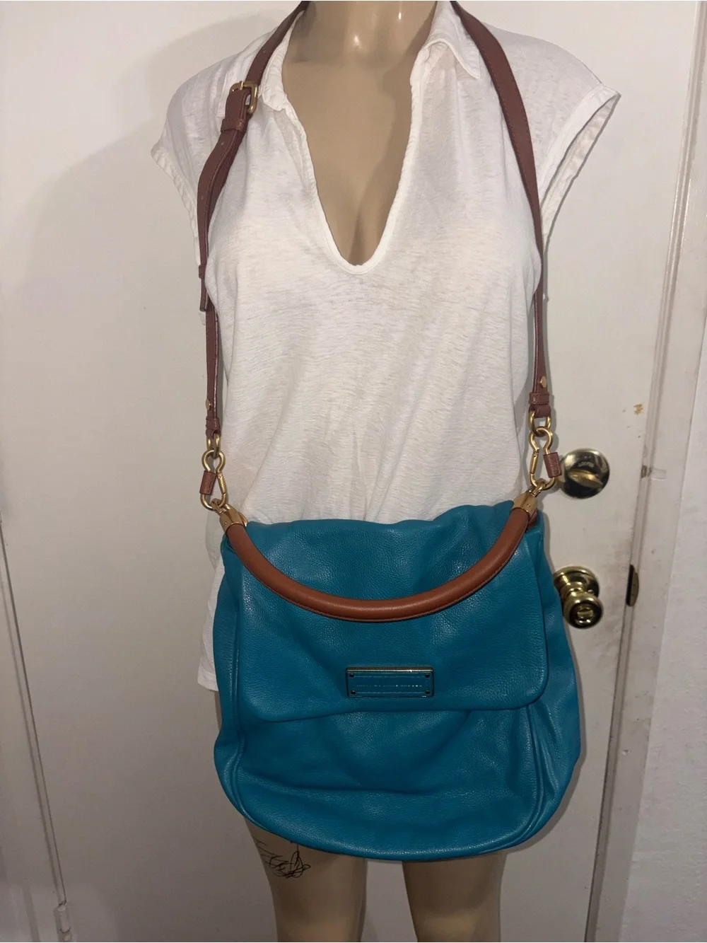 Marc by Marc Jacobs Too Hot to Handle Leather Hobo Bag